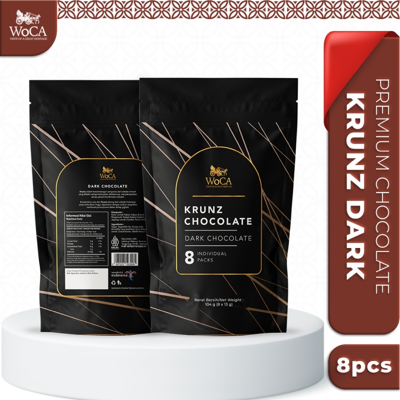 

WoCA Krunz Chocolate Dark 8 Individual Packs 1 PCS