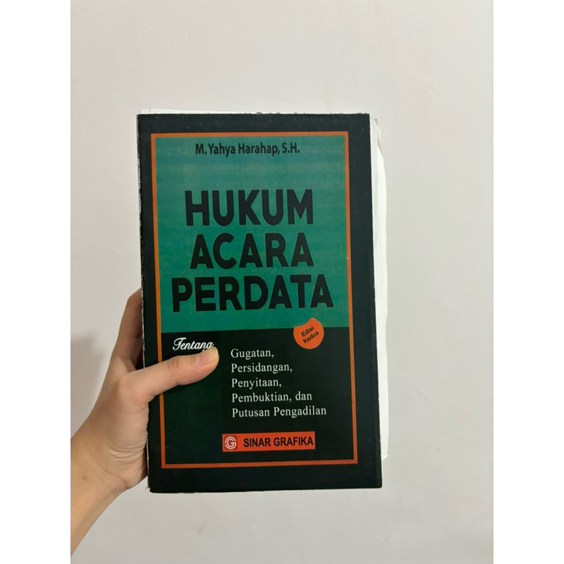 Buku Hukum Acara Perdata Yahya Harahap Preloved Bekas