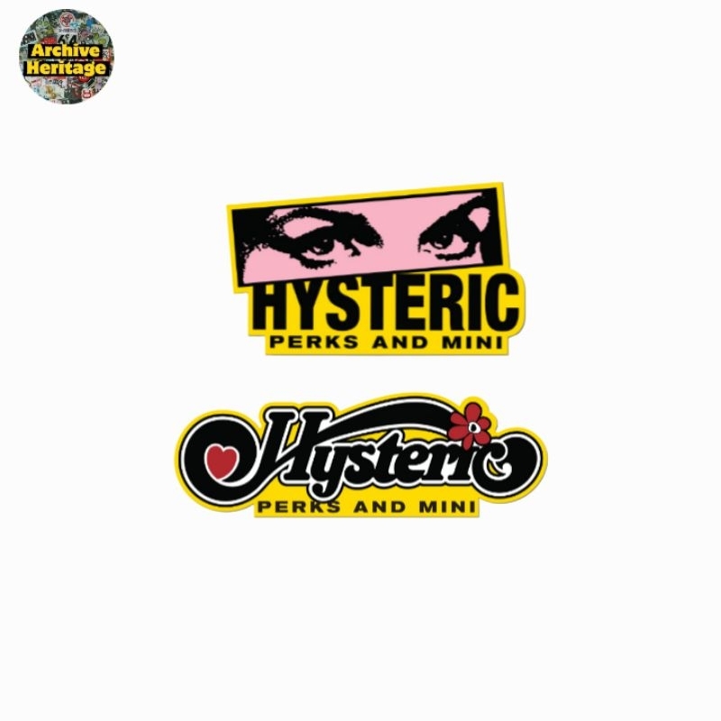 

sticker Hysteric Glamour x PAM perks and mini collaboration graphic brand clothing streetwear stiker hypebeast