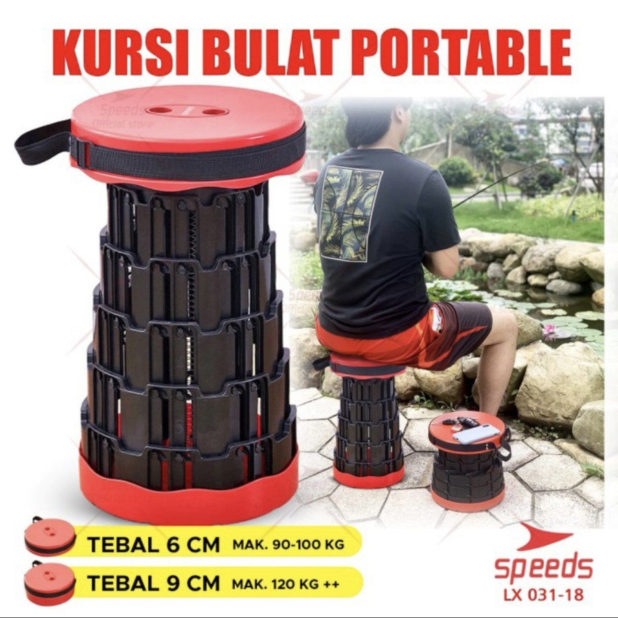 Kursi Lipat camping Kursi lipat OUTDOOR PORTABLE TERBARU SPEEDS 031-18