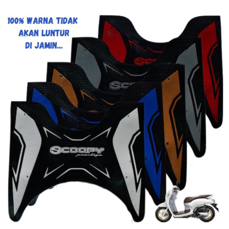 KARPET MOTOR HONDA NEW SCOOPY 2021- 2024/ALAS KAKI MOTOR HONDA NEW SCOOPY 2021-2024