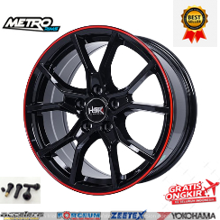 VELG RACING HSR MISATO RING 17 COCOK BUAT AL NEW MOBIL LOBANG BAUD 5X114,3