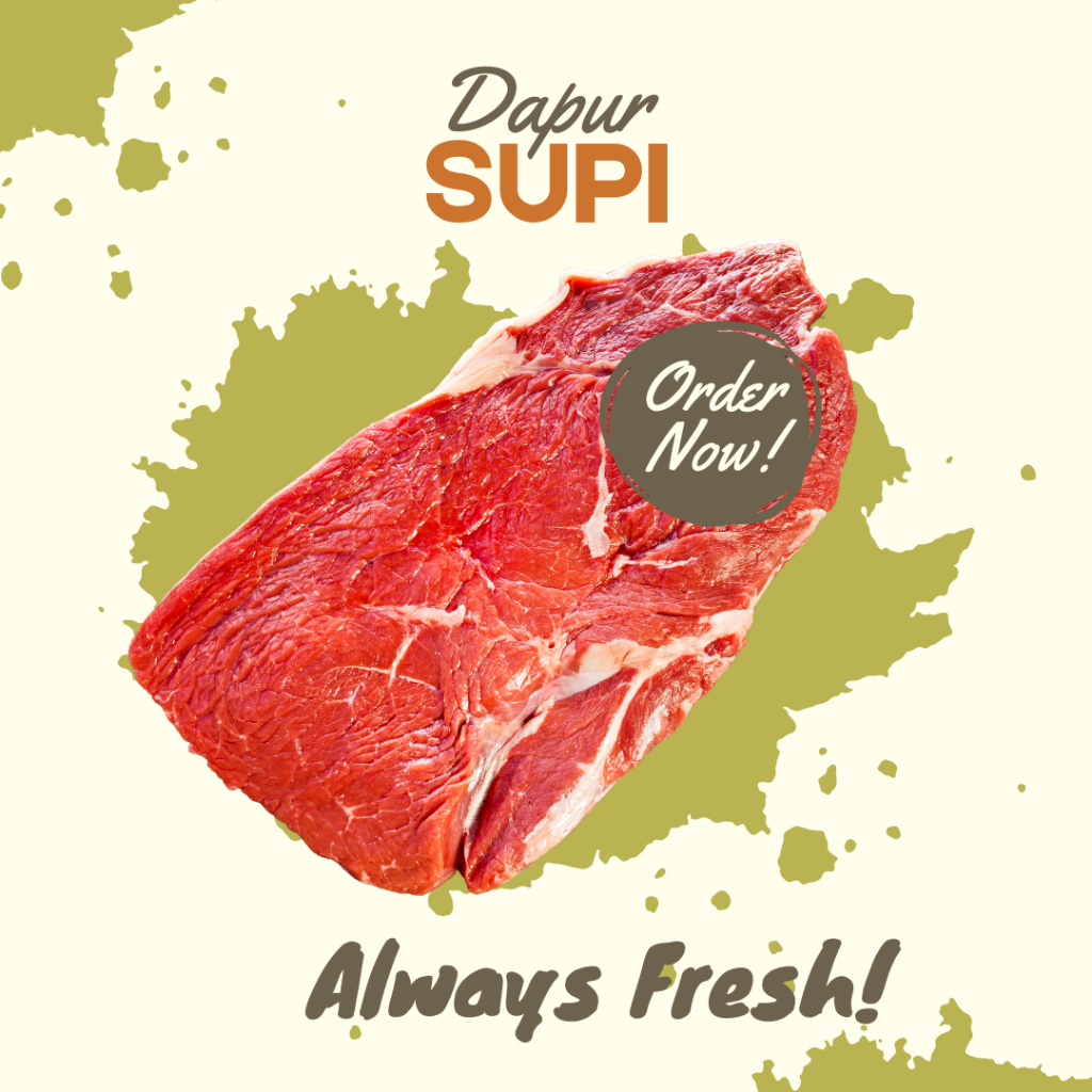 

Daging Sapi Has Luar Sirloin, Dijamin 100% Halal