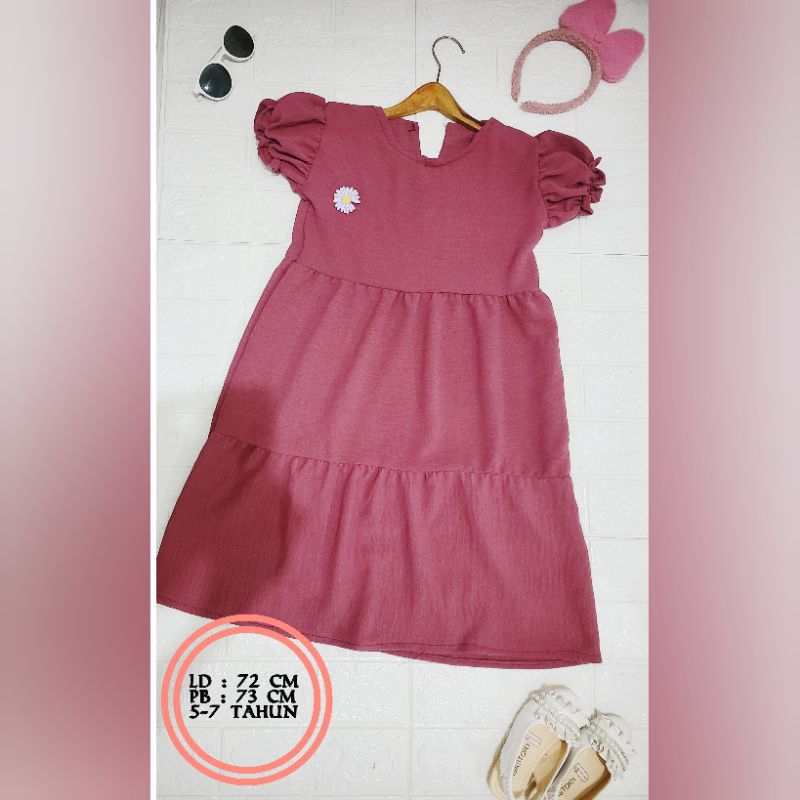 DRESS ANAK MOLLY/ DRESS ANAK CRINKLE