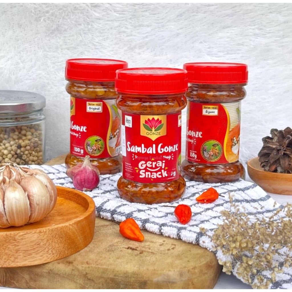 

Gonze Sambal Kecombrang Reguler All Varian Khas Cianjur 130 g