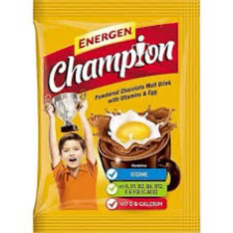 

Energen Champion - Renceng isi 10 Sachet