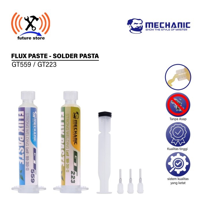 Mechanic GT559/GT223 Flux Paste FLux Pasta Solder Paste Flux Solder free pendorong plump kepala sunt