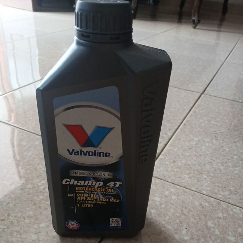 oli motor valvoline 20w50 1 liter champ 4T original