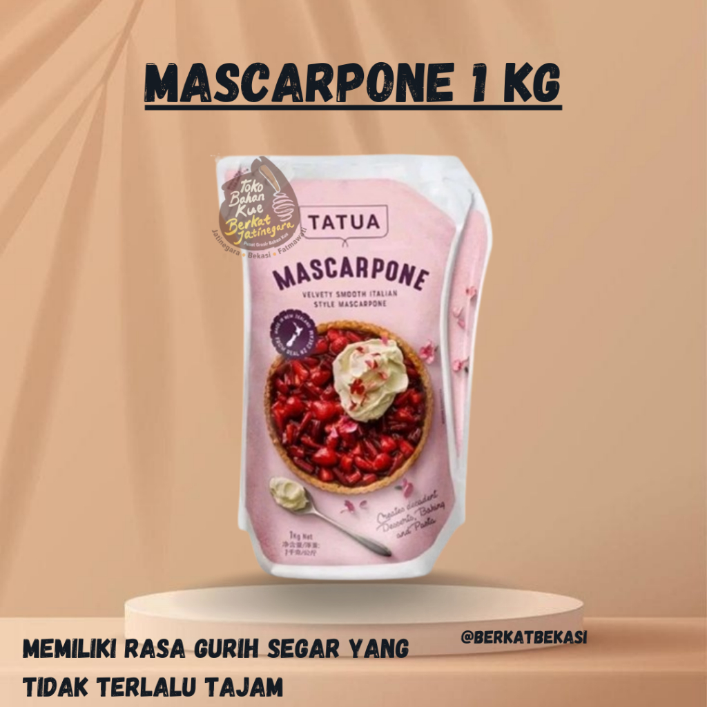 

TATUA MASCARPONE CHEESE 1000 GR / KEJU MASCARPONE