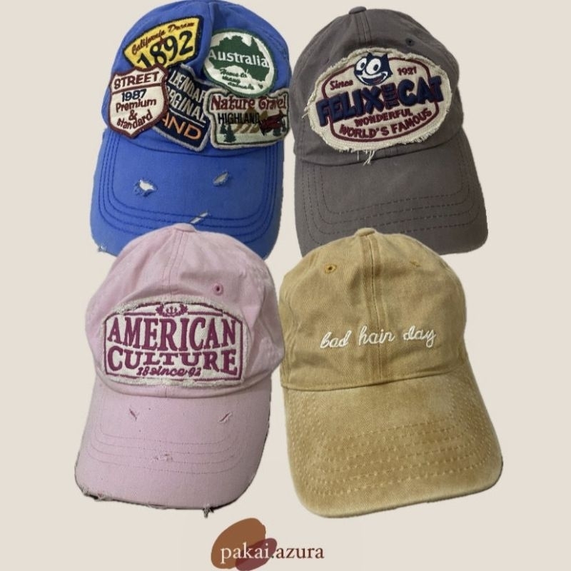 Topi ripped / topi vintage y2k