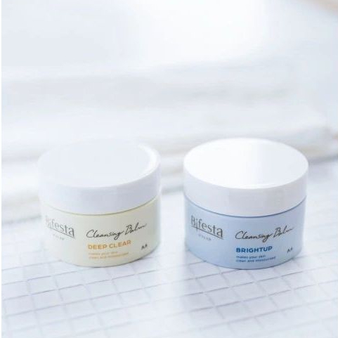 Bifesta Cleansing Balm Deep Clear Pembersih Make Up Charcoal Bright Up MakeUp Remover
