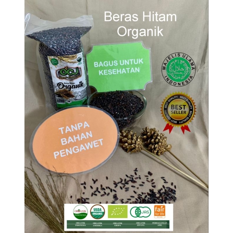 OCJ Beras Hitam Organik 1kg | BERAS PREMIUM