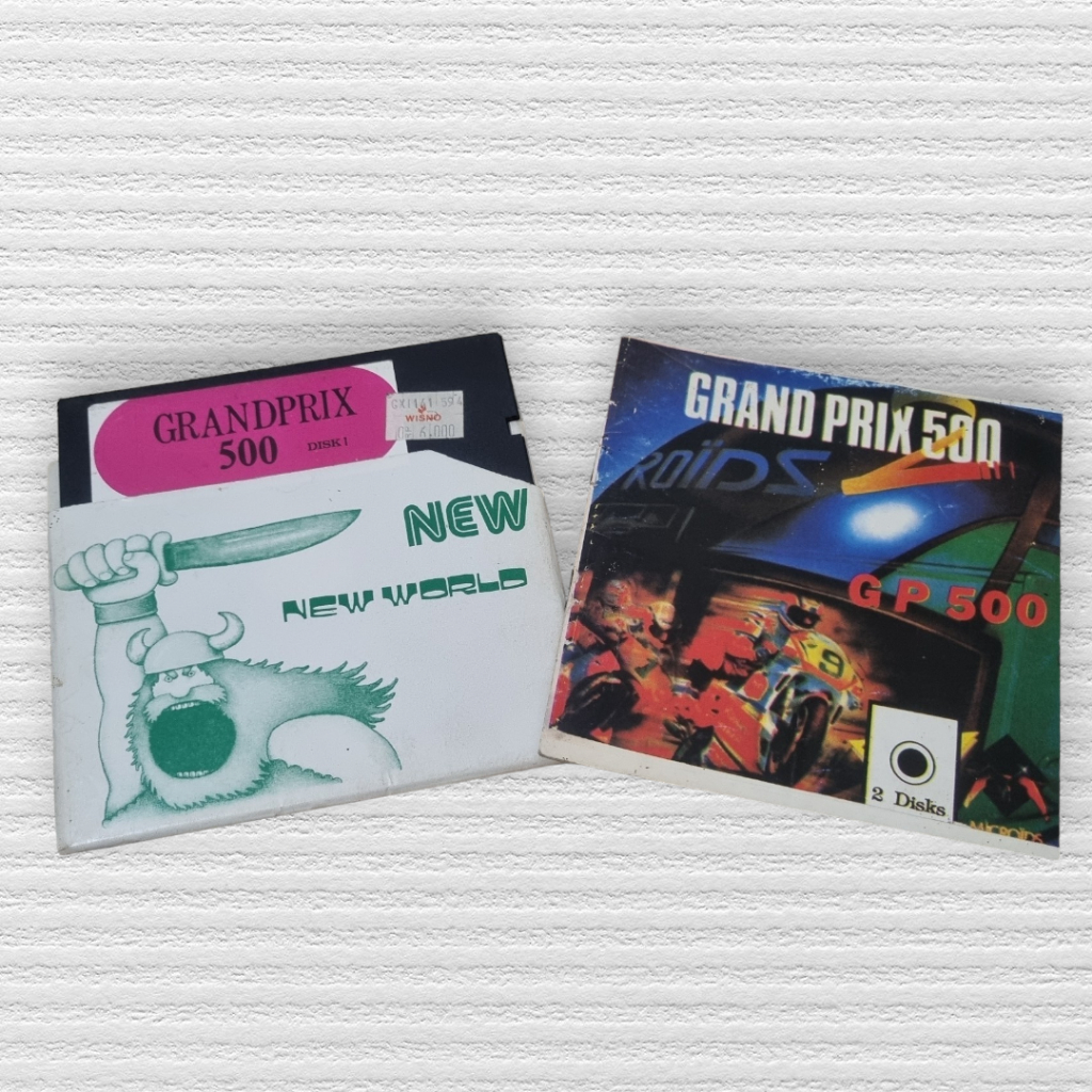 Game GP 500 | 2 Disk | Floppy Disk 5.25 Disket Besar Jadul Retro