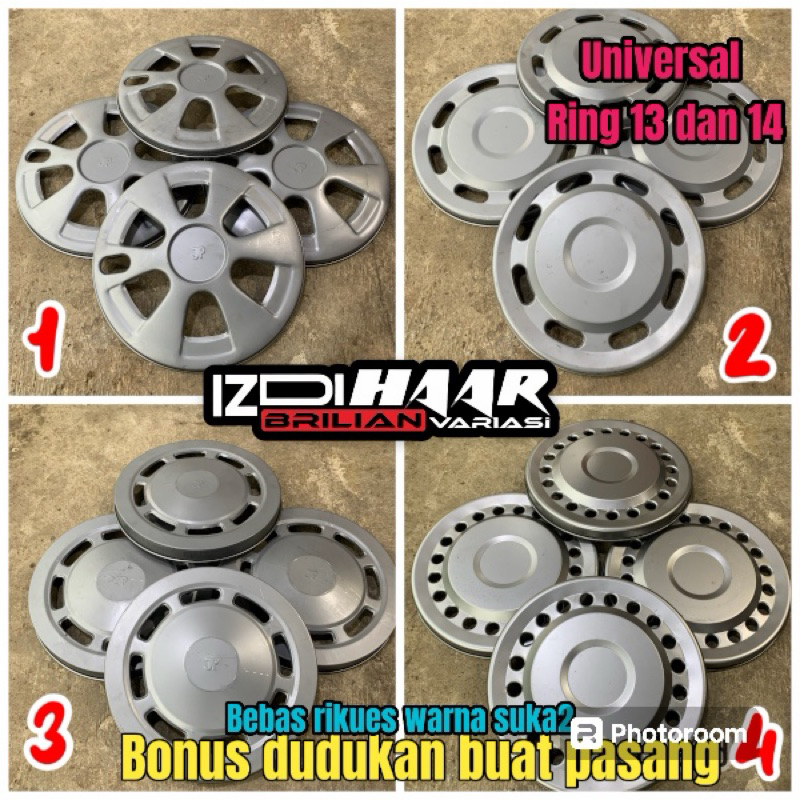 Wildop ring 13 dan 14 bahan plat besi untuk pick up