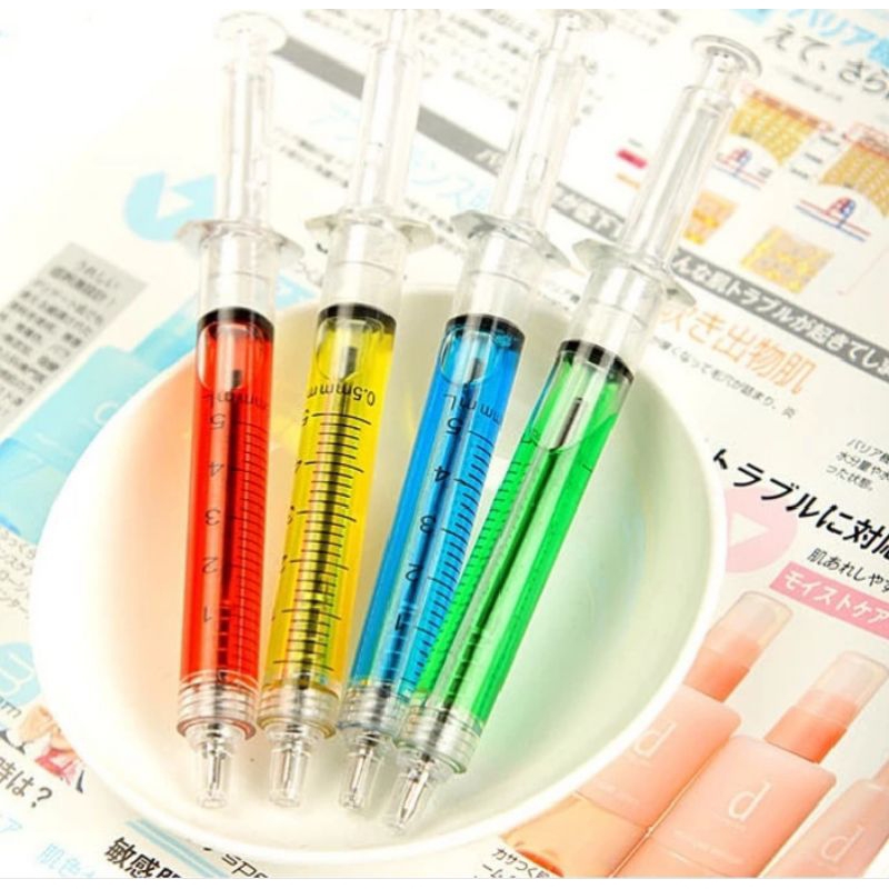 

Original Termurah | Pulpen Unik Berbentuk Suntik / Pulpen Syringe / Pulpen Suntikan / Pulpen Souvenir