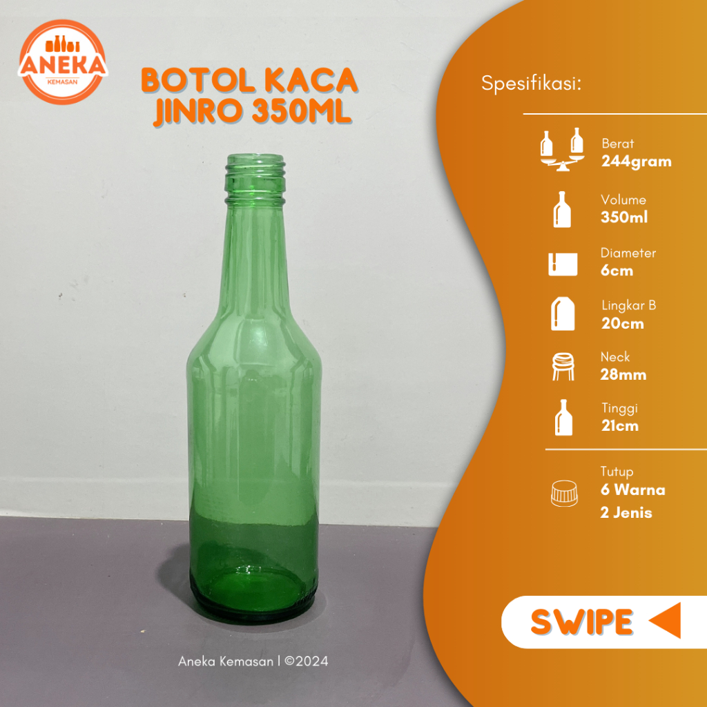 (PAKET ISI 24PCS) BOTOL KACA HIJAU BOTOL KACA 350ML BOTOL KACA SODA 350ML BOTOL KACA KEMASAN 350ML B
