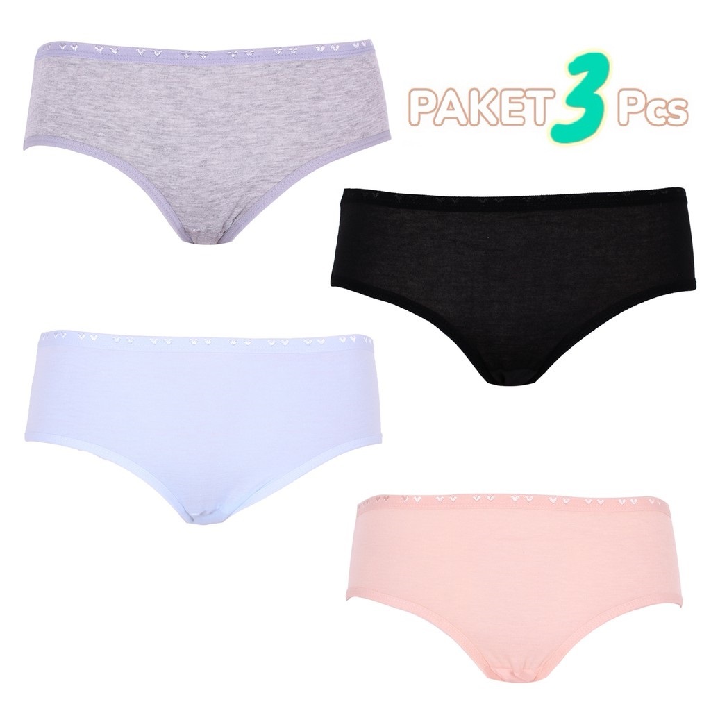 YANU | Paket Isi 3 CD | Celana Dalam Wanita YANU 2904/2906