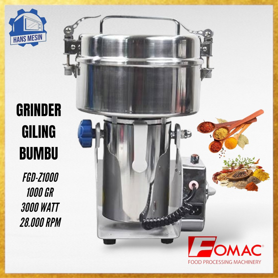 Mesin penepung (FOMAC) FGD-Z1000 food grinder miller