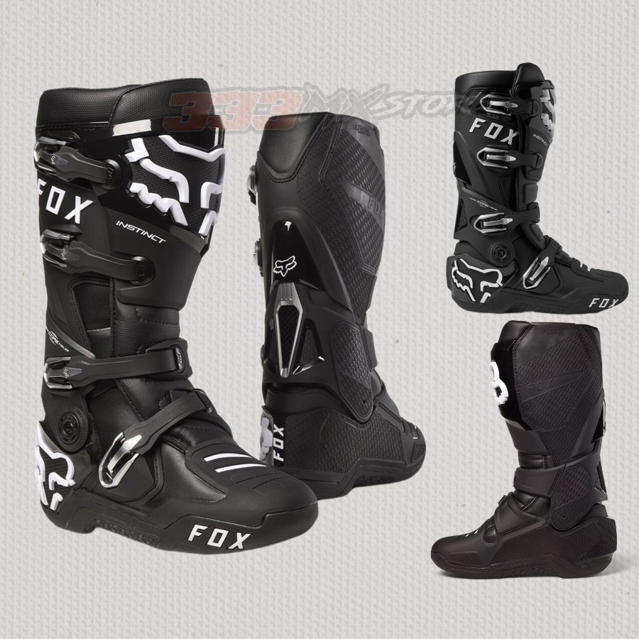 Boots Fox Instinct Black Sepatu Boots FOX Instinct Cross Trail Adventure Original