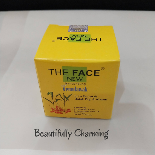 THE FACE TEMULAWAK Cream pencerah wajah 50gr BPOM/cream pencerah wajah/krim temulawak/krim siang & m