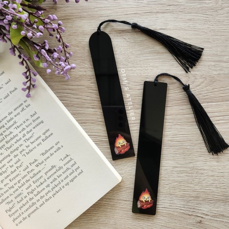 

Calcifer Howl's Moving Castle Ghibli Bookmark Pembatas Buku Ofies Atelier