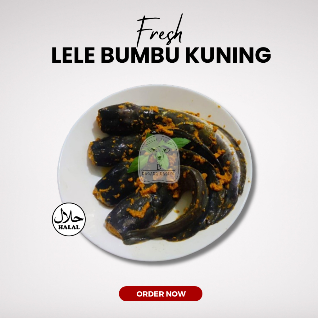 

Ikan Lele Fresh Bumbu Kuning isi 4 Siap Goreng