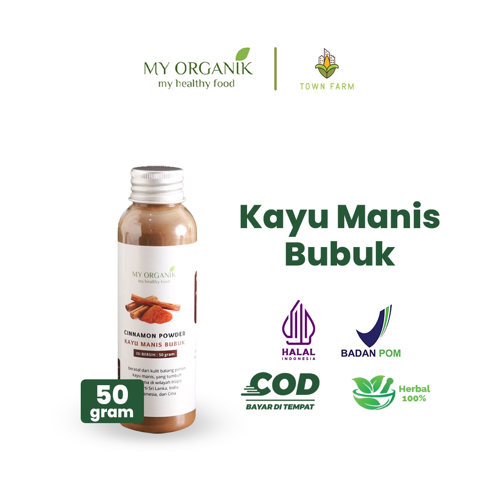 

My Organik Cinnamon Powder Kayu Manis Bubuk Murni Organic Rempah Asli Indonesia Kualitas Premium