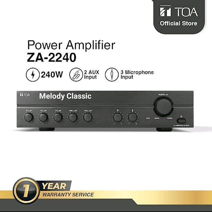 TOA ZA-2240 Power Amplifier 240 W 100% Original  / TOA Power Amplifier ZA-2240 Asli dan Bergaransi