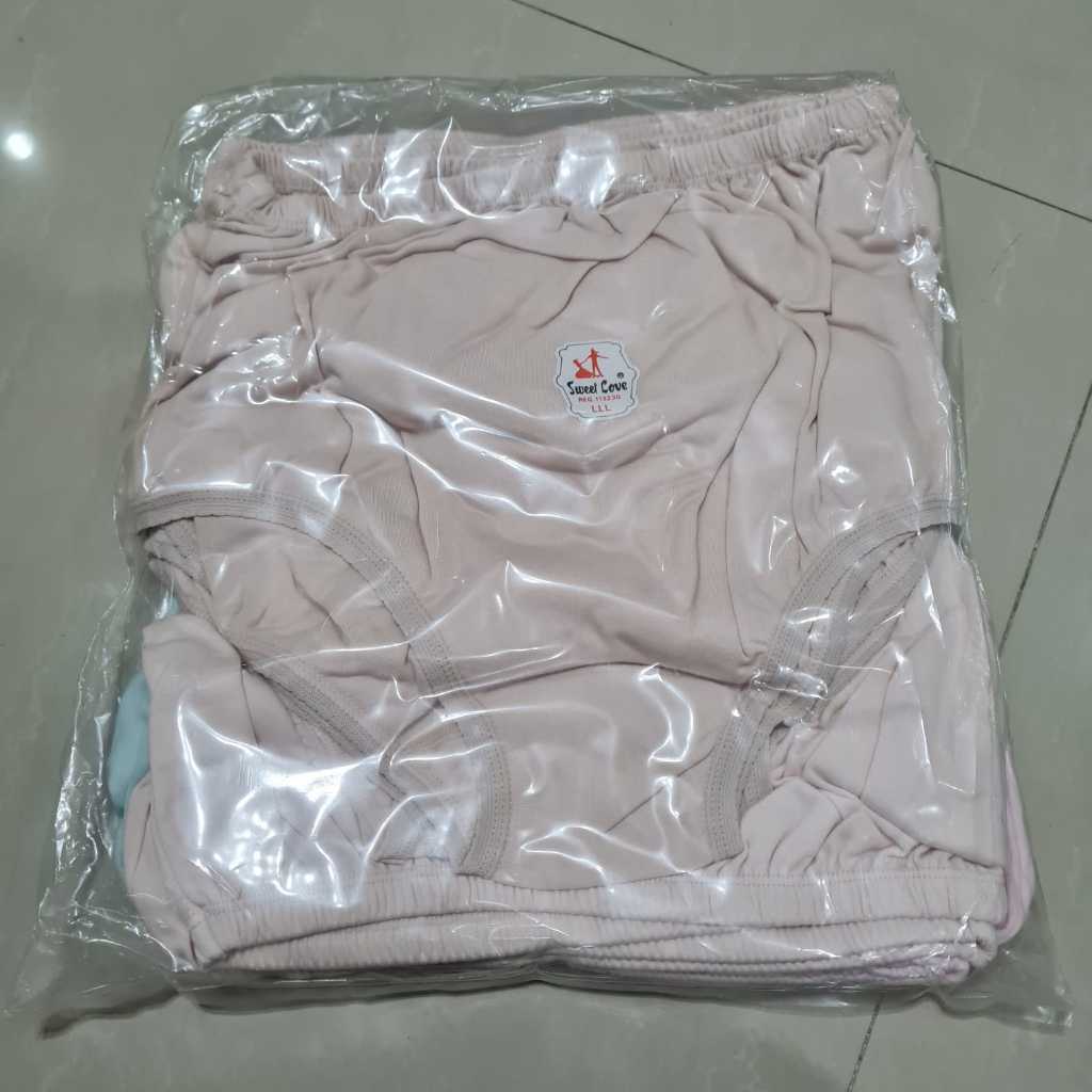 1 Lusin Celana dalam Sweet Love size LLL Cd wanita Celana ibu lusinan grosir celana dalam maxi