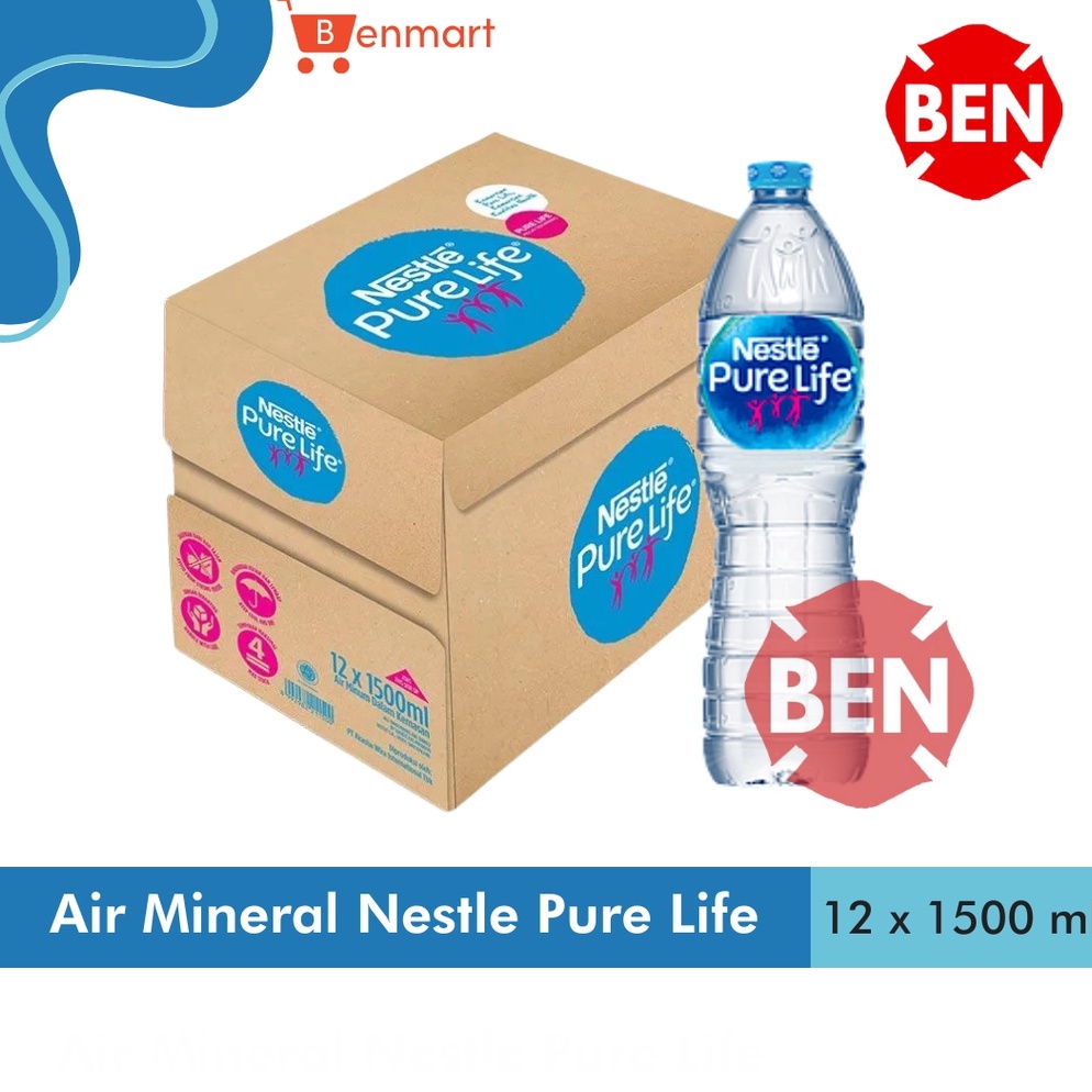 

KODE PRODUK BJHFK8284 Nestle 15ml 15 ml 1 Dus 12 Botol Air Mineral Besar Murah Karton Pure Life