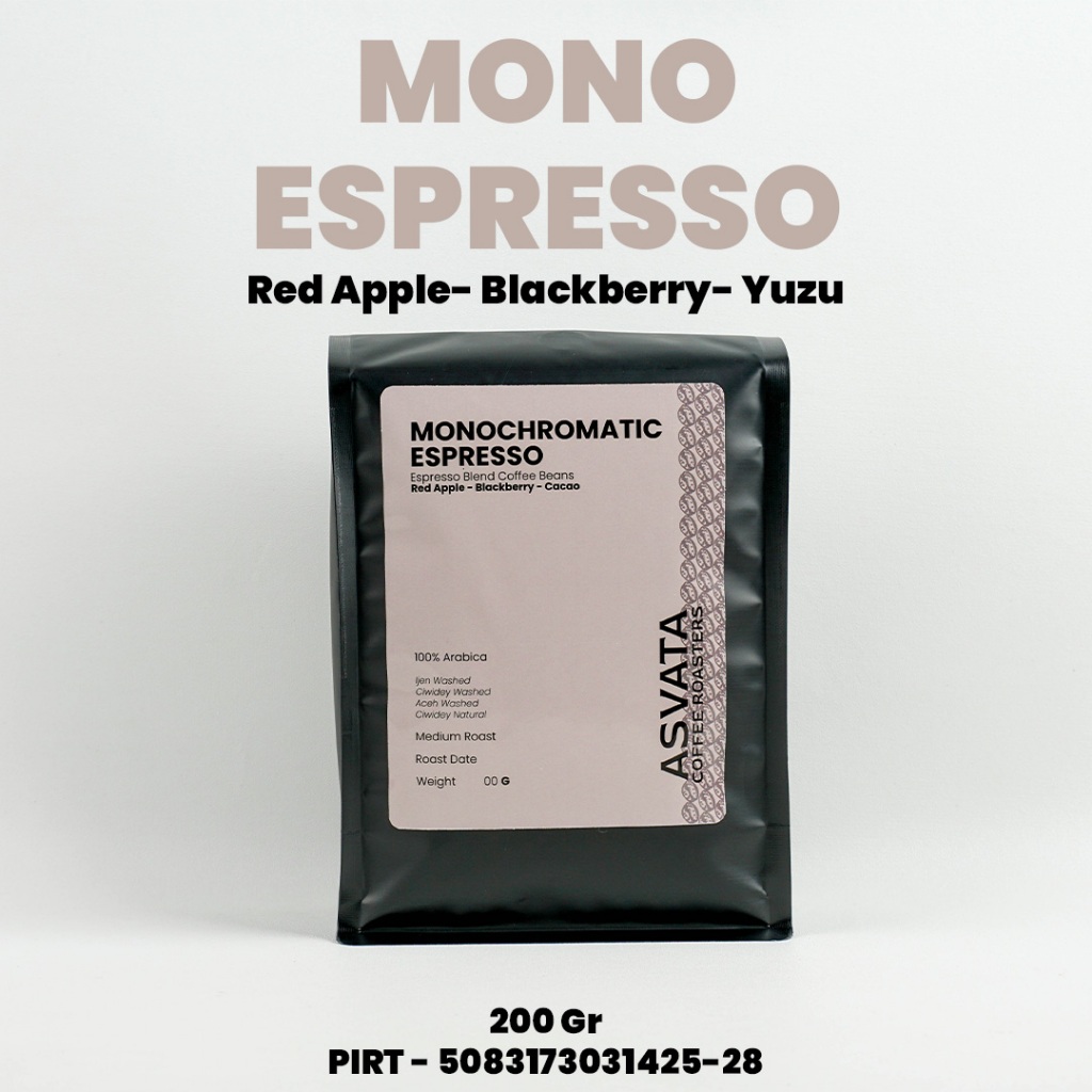 

Biji Kopi Mono Espresso 200 Gr Arabika Robusta Roasted Beans