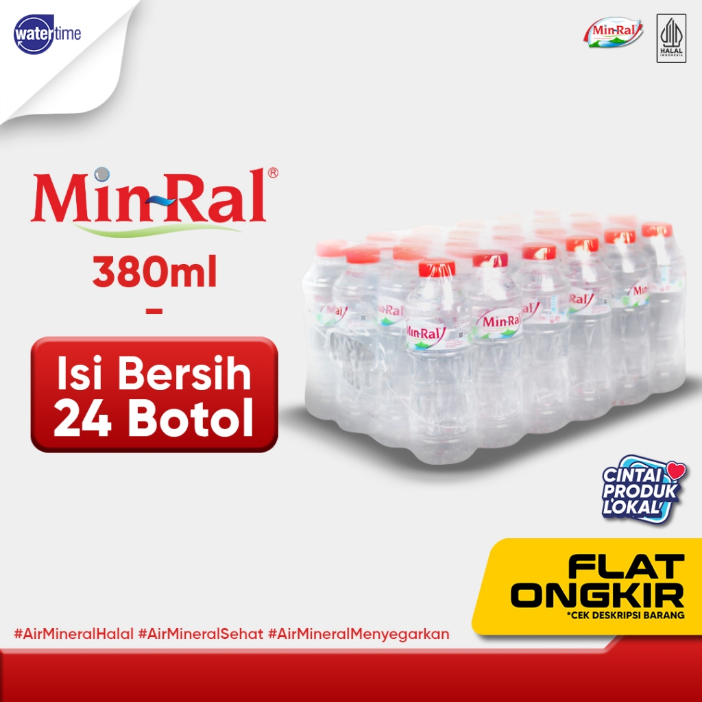 

MINRAL botol 380ml isi 24 botol