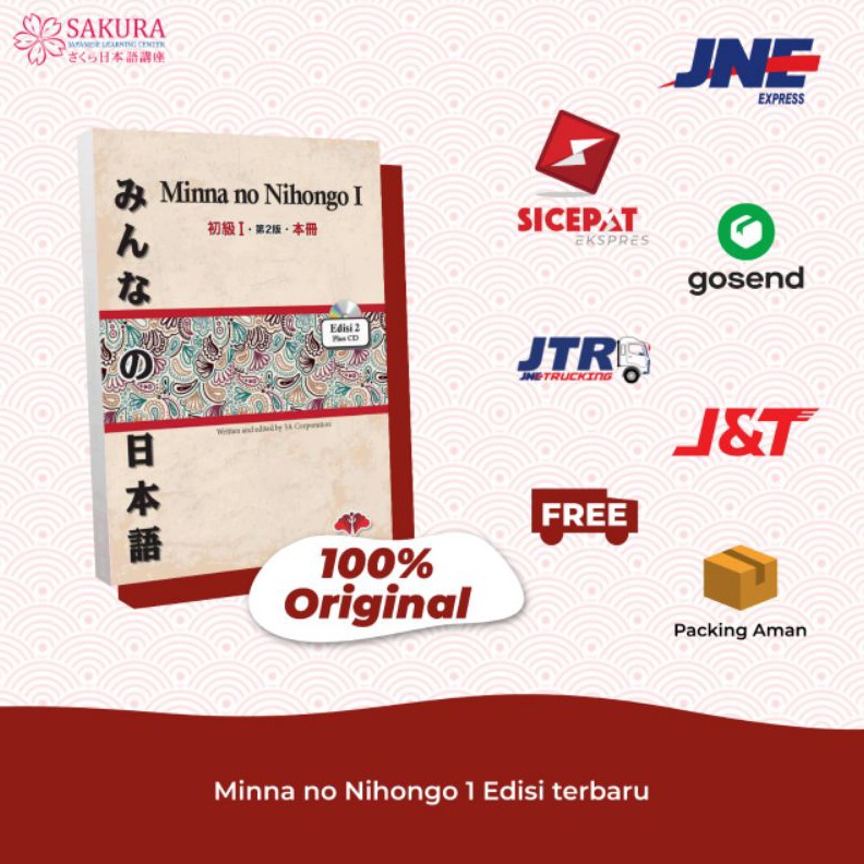KODE V95T ORIGINAL minna no nihongo 1 edisi terbaru