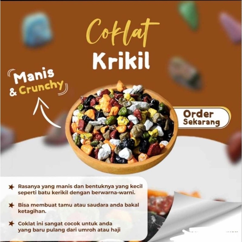 

Coklat Kerikil Turky 100 GRAM | Coklat Premium | Coklat Fanatik