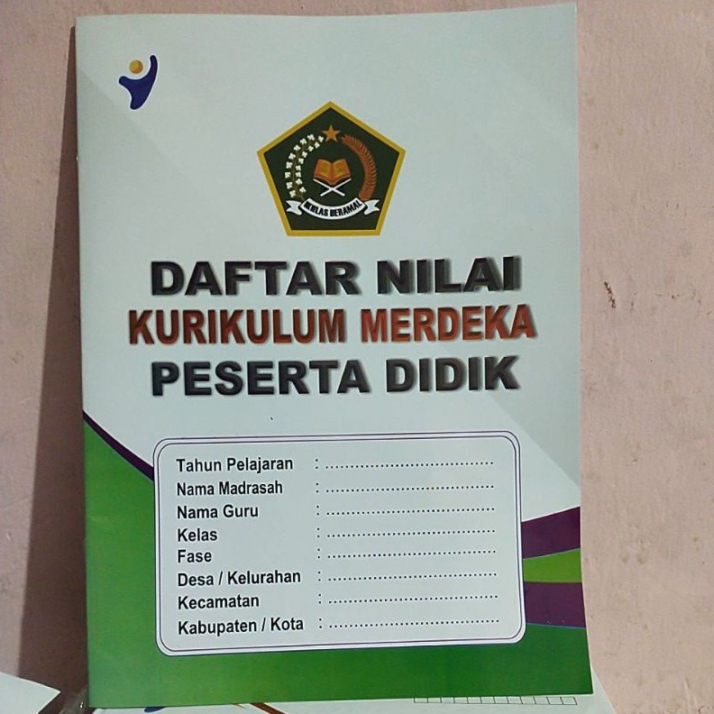 

KODE W59S 2 BUKU DATA NILAI MADRASAH MI MTs MA KURIKULUM MERDEKA VERSI WARNA 1 PAKET 2 BUKU