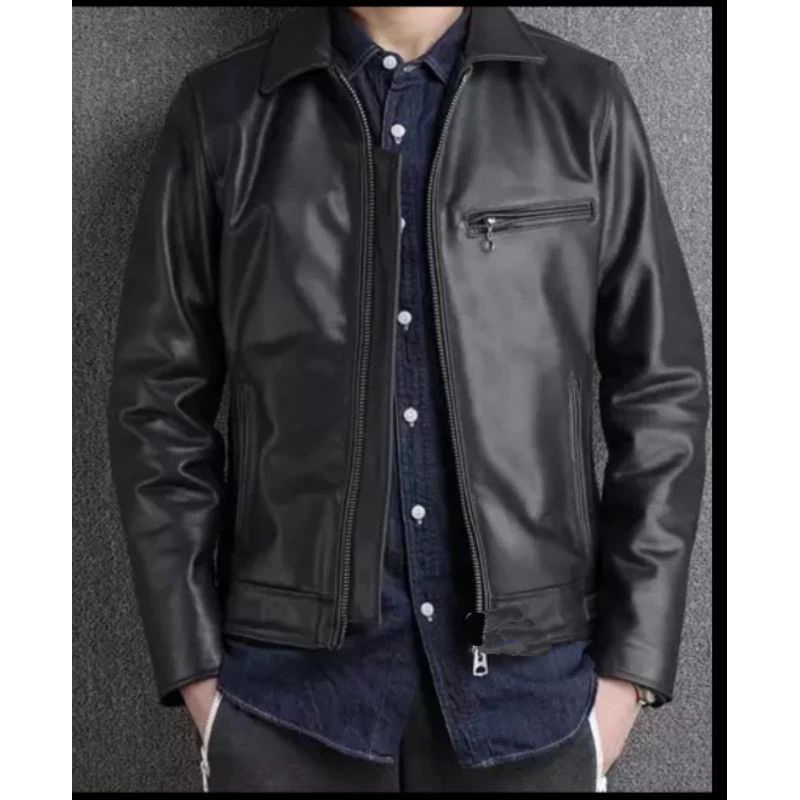 JAKET KULIT ASLI - JAKET KULIT PRIA - JAKET KULIT DOMBA ORIGINAL - JAKET KULIT COWOK - JAKET MURAH