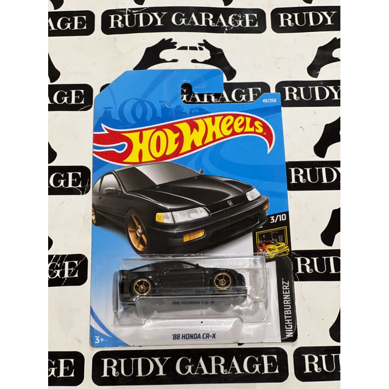 Hot Wheels 88 Honda Crx Hitam