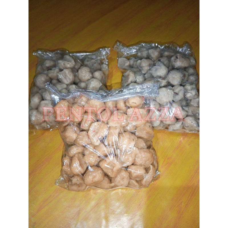 

❤HnD❤[COD] ± 50pcs Pentol Kerikil/Pentol Ayam Frozen//Reseller Pentol Kerikil