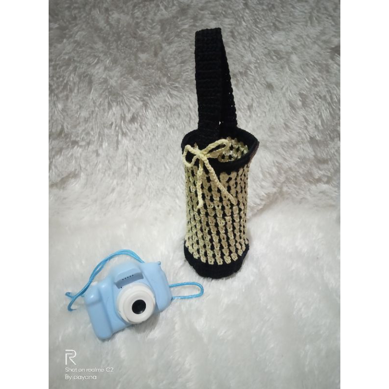 tas botol minum rajut