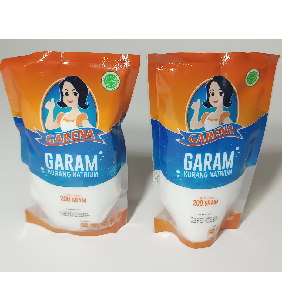 

Garam Garena - Rendah Natrium Garam sehat anti hipertensi cocok untuk diet