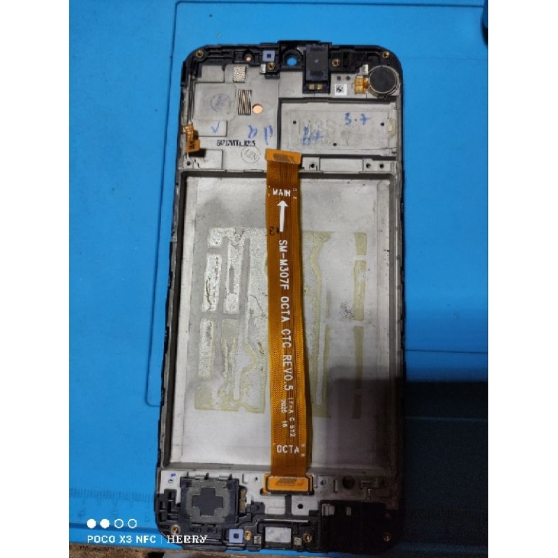 lcd original samsung m21 copotan