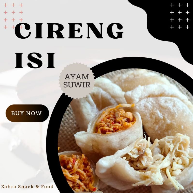

♥️ ZAHRASNACK ♥️ CIRENG ISI AYAM SUWIR PEDAS 8pcs