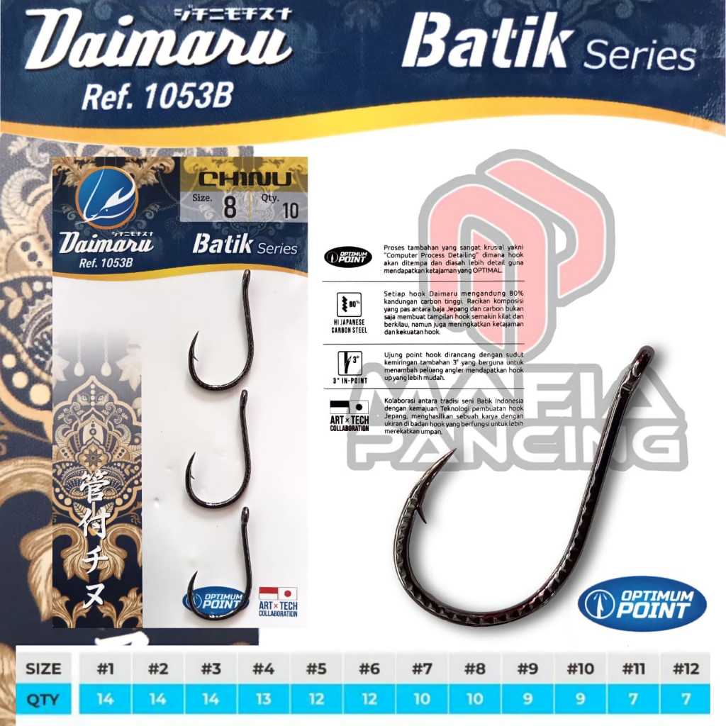 Mata kail pancing DAIMARU BATIK 1053 (Chinu)