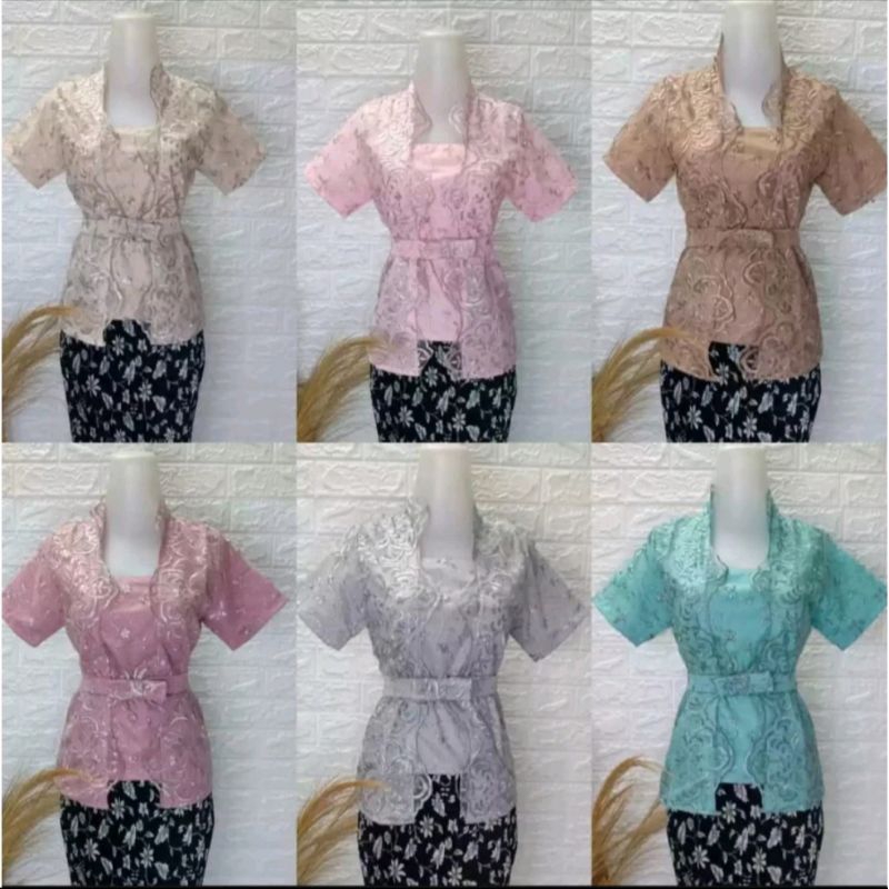 atasan kebaya kutu tile mutiara