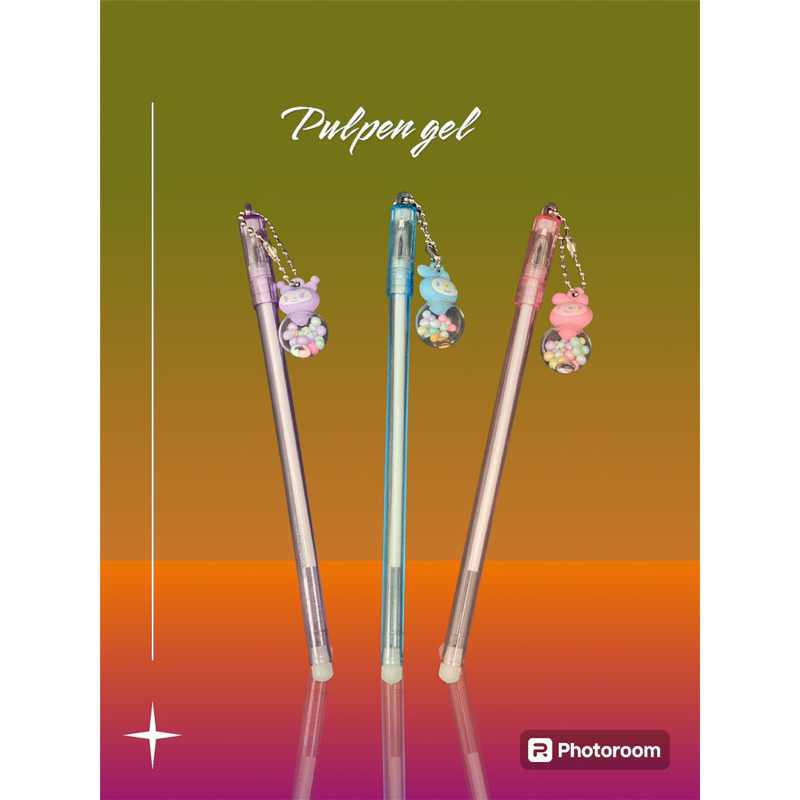 

pulpen gel karakter Sanrio 3pcs