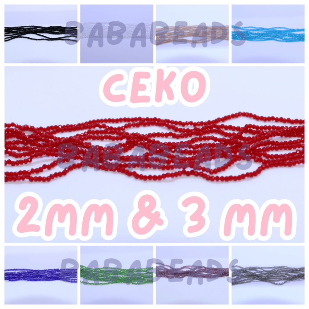KRISTAL CEKO BAPAU 2mm dan 3mm