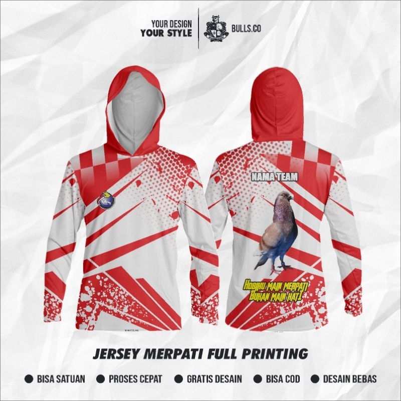 JERSEY MERPATI BALAP BERTOPI