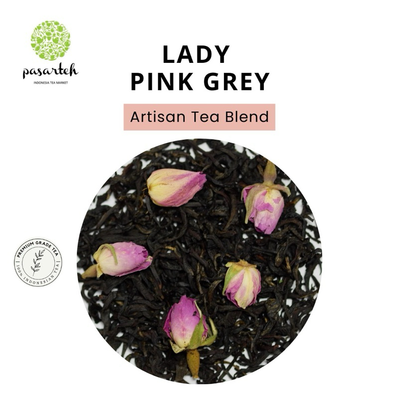 

[ pasarteh ] Lady Pink Grey | Tea Blend | Artisan Tea | Artisan Tea blend | Earl Grey Tea