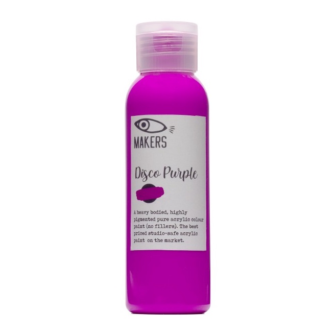 

Disco Purple Acrylic Paint 1ml by MAKERS