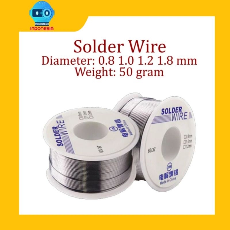 Timah Solder 0.8mm 63/37 Timah Gulung Solder 0.8mm Solder Timah